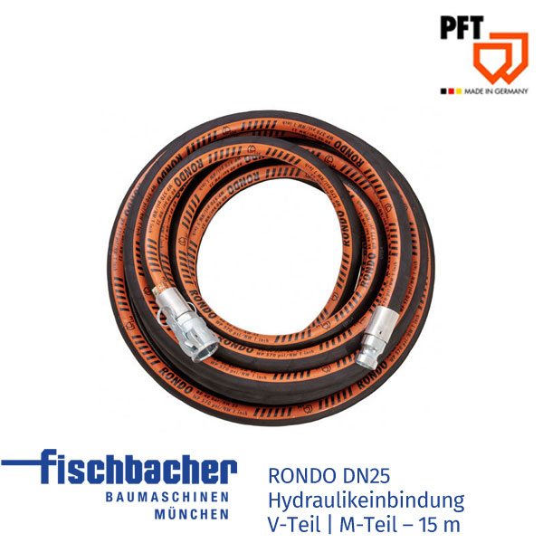 Fischbacher RONDO DN25 Hydraulikeinbindung V-Teil | M-Teil – 15 m 00021101