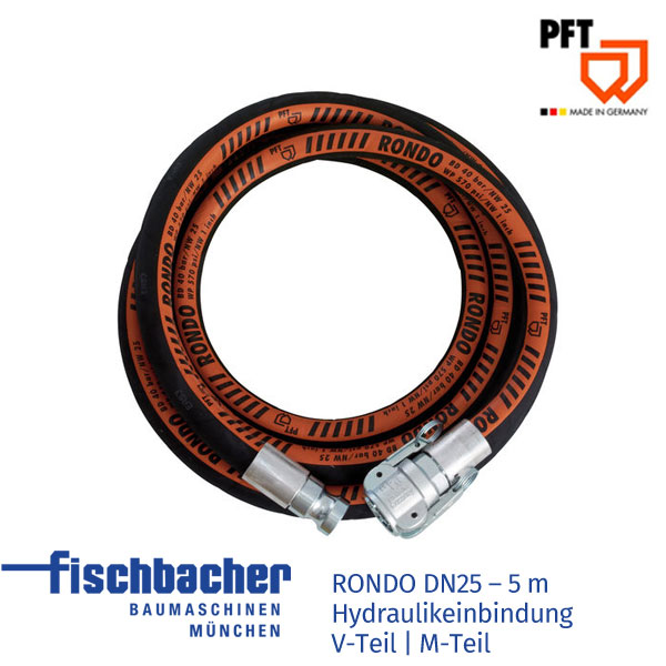 Fischbacher RONDo DN25 Hydraulikeinbindung V-Teil M-Teil 5m 00021103