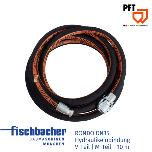 Fischbacher RONDO DN35 Hydraulikanbindung V-Teil M-Teil 10m 00021104