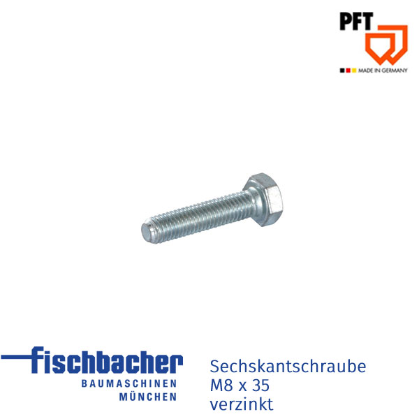 Fischbacher Sechskantschraube M8 x 35 verzinkt 20207801