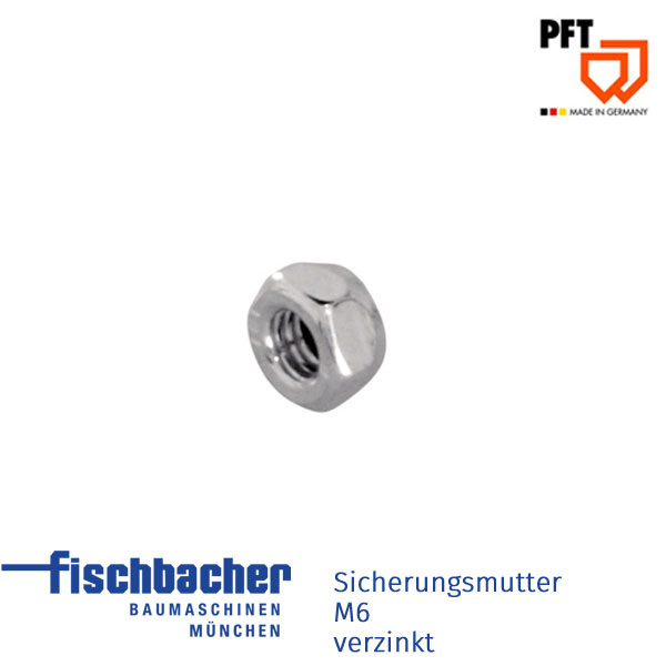 Fischbacher Sicherungsmutter M6 verzinkt 20206200