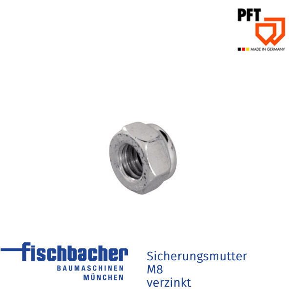 Fischbacher Sicherungsmutter M8 verzinkt 20207200