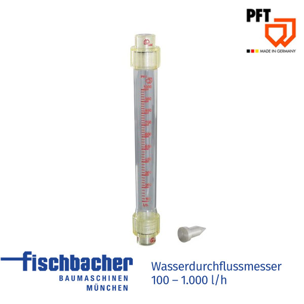 PFT Wasserdurchflussmesser 100 – 1.000 l/h