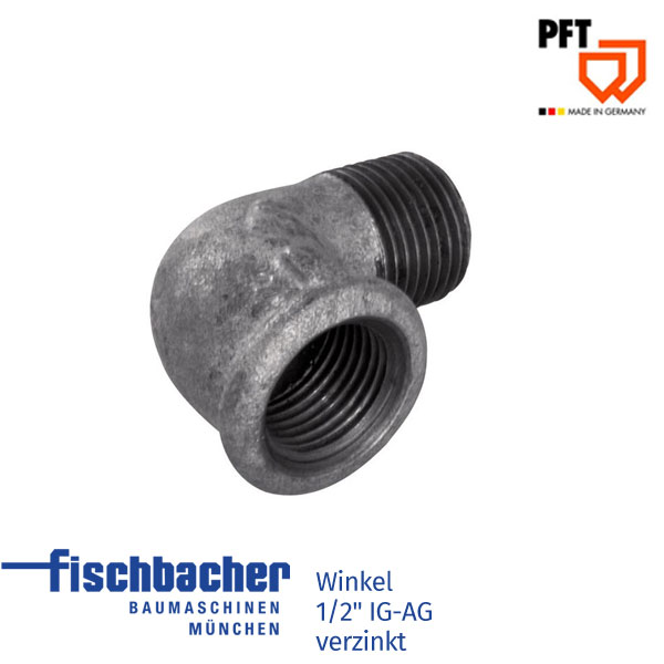 Fischbacher Winkel 1/2" IG-AG verzinkt 20203610