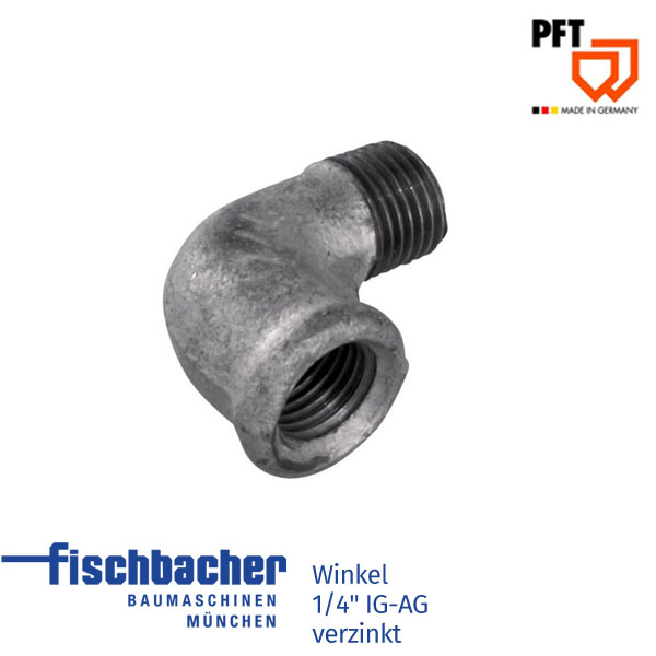 Fischbacher Winkel 1/4" IG-AG verzinkt 20203650