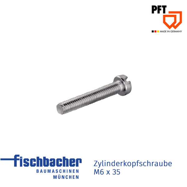 Fischbacher Zylinderkopfschraube M6 x 35 20206302