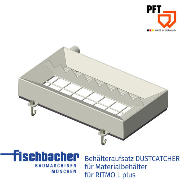 Fischbacher PFT Behälteraufsatz DUSTCATCHER für Materialbehälter RITMO L plus 00612834