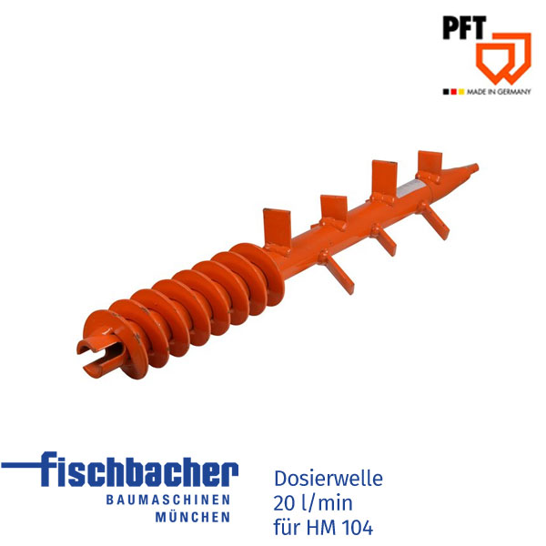 Fischbacher PFT Dosierwelle 20l/min HM104 20549050