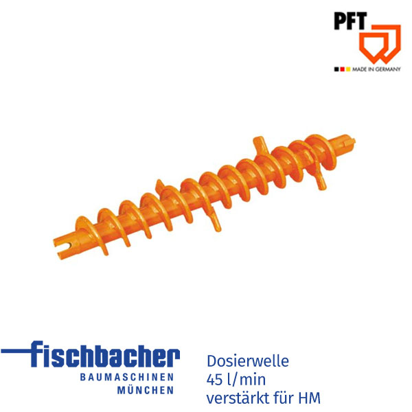 Fischbacher Dosierwelle 45 l/min - verstärkt für HM 20541702