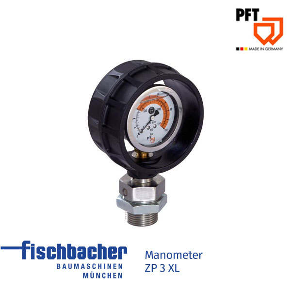 Fischbacher PFT Manometer ZP 3 XL 0099089