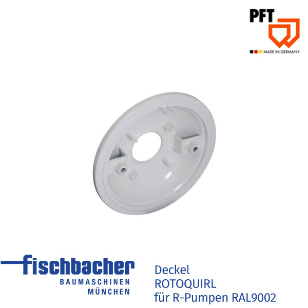 Fischbacher Deckel ROTOQUIRL für R-Pumpen RAL9002 20118407