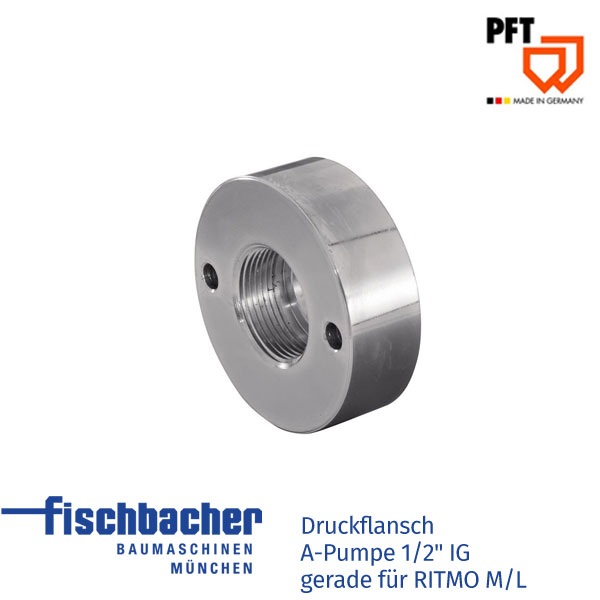 Fischbacher Druckflansch A-Pumpe 1/2" IG - gerade für RITMO M/L 00056576