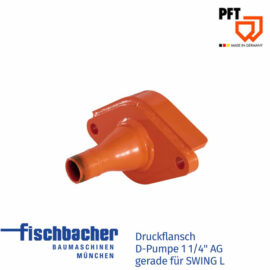 PFT Druckflansch D-Pumpe 1 1/4″ AG – gerade für SWING L