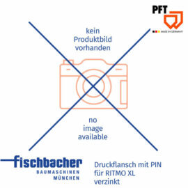 PFT Druckflansch mit PIN für RITMO XL verzinkt