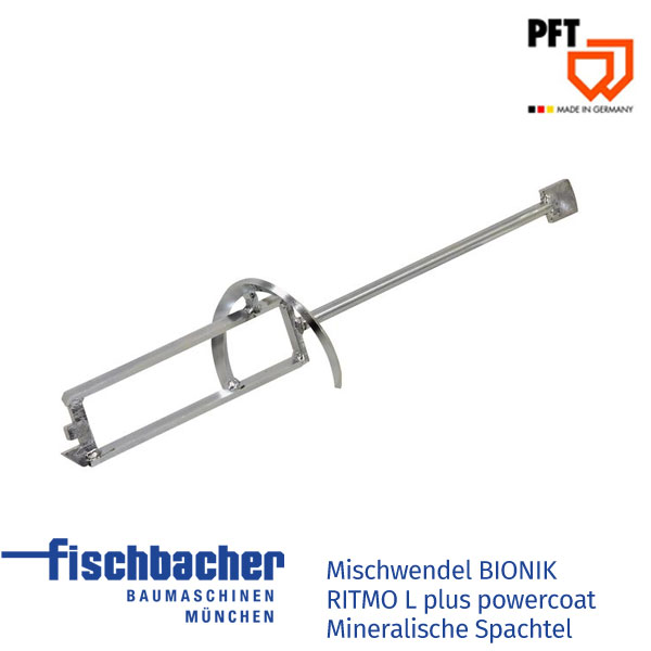 Fischbacher PFT Mischwendel BIONIK RITMO L plus powercoat Mineralische Spachtel 00630160