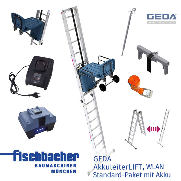 Fischbacher GEDA AkkuLeiterLIFT Standard-Paket WLAN mit Akku - GED 65903