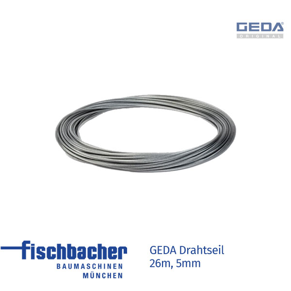 Fischbacher GEDA Drahtseil 26m 5mm - GED 07324