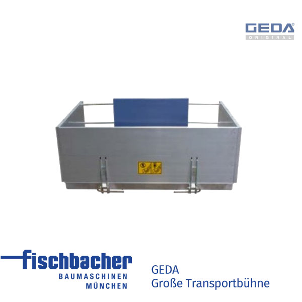 Fischbacher GEDA Große Transportbühne mit senkrecht und waagrecht steckbaren Bordwänden - GED 02253