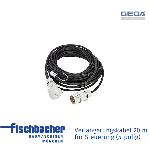 Fischbacher GEDA Verlängerungskabel 20m für Steuerung (5-polig) - GED 02804