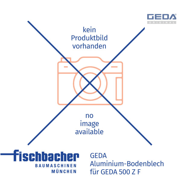 Fischbacher GEDA Aluminium-Bodenblech für GEDA 500 Z F - GED 66119