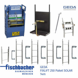 GEDA FIXLIFT 250 Solar Paket – 14m