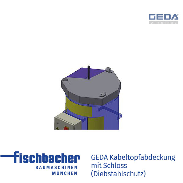 Fischbacher GEDA Kabeltopfabdeckung mit Schloss (Diebstahlschutz) - GED 1102080
