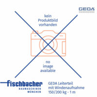 Fischbacher GEDA Leiterteil 1m mit Windenaufnahme 150/200kg - GED 02837