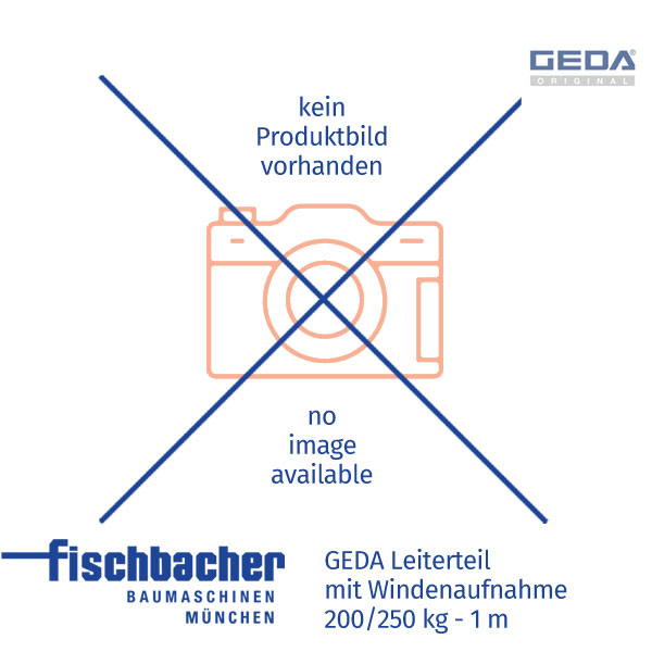 Fischbacher GEDA Leiterteil mit Windenaufnahme 200/250 kg - 1m - GED 02885