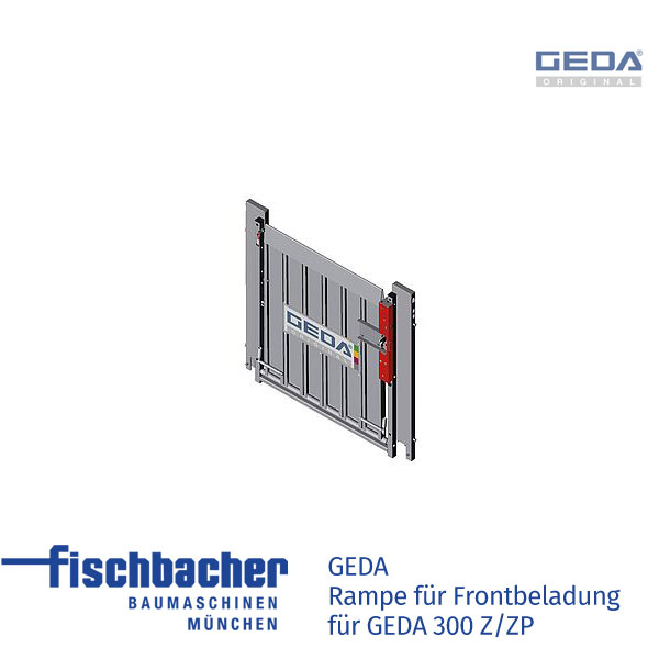 Fischbacher GEDA Rampe für Frontbeladung für GEDA 300 Z/ZP - GED 37660