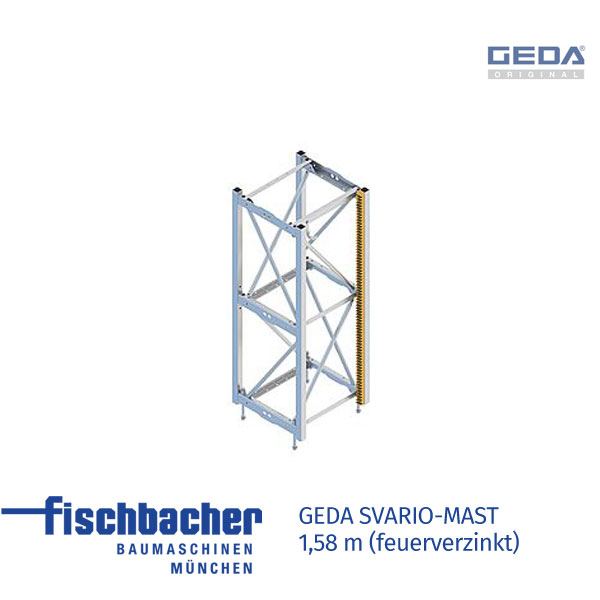 Fischbacher GEDA SVARIO-MAST 1,58 m (feuerverzinkt) - GED 1067872