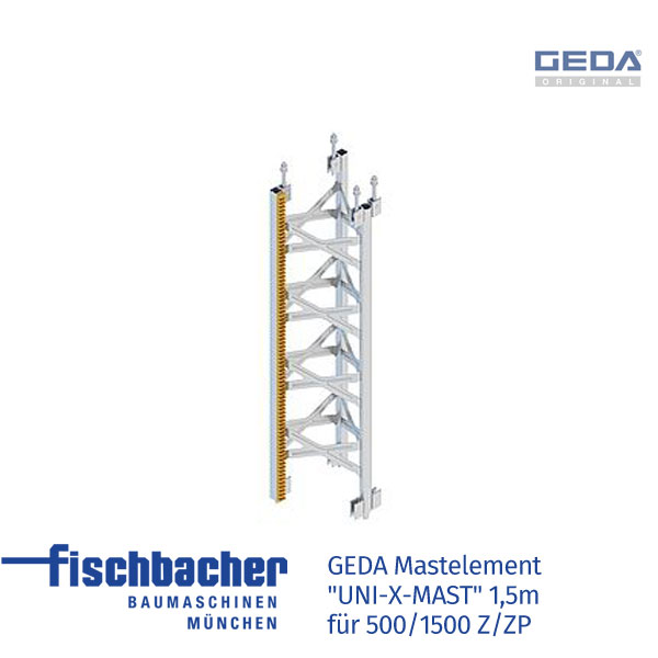 Fischbacher GEDA Mastelement "UNI-X-MAST" 1,5m, für 500/1500 Z/ZP - GED 03350