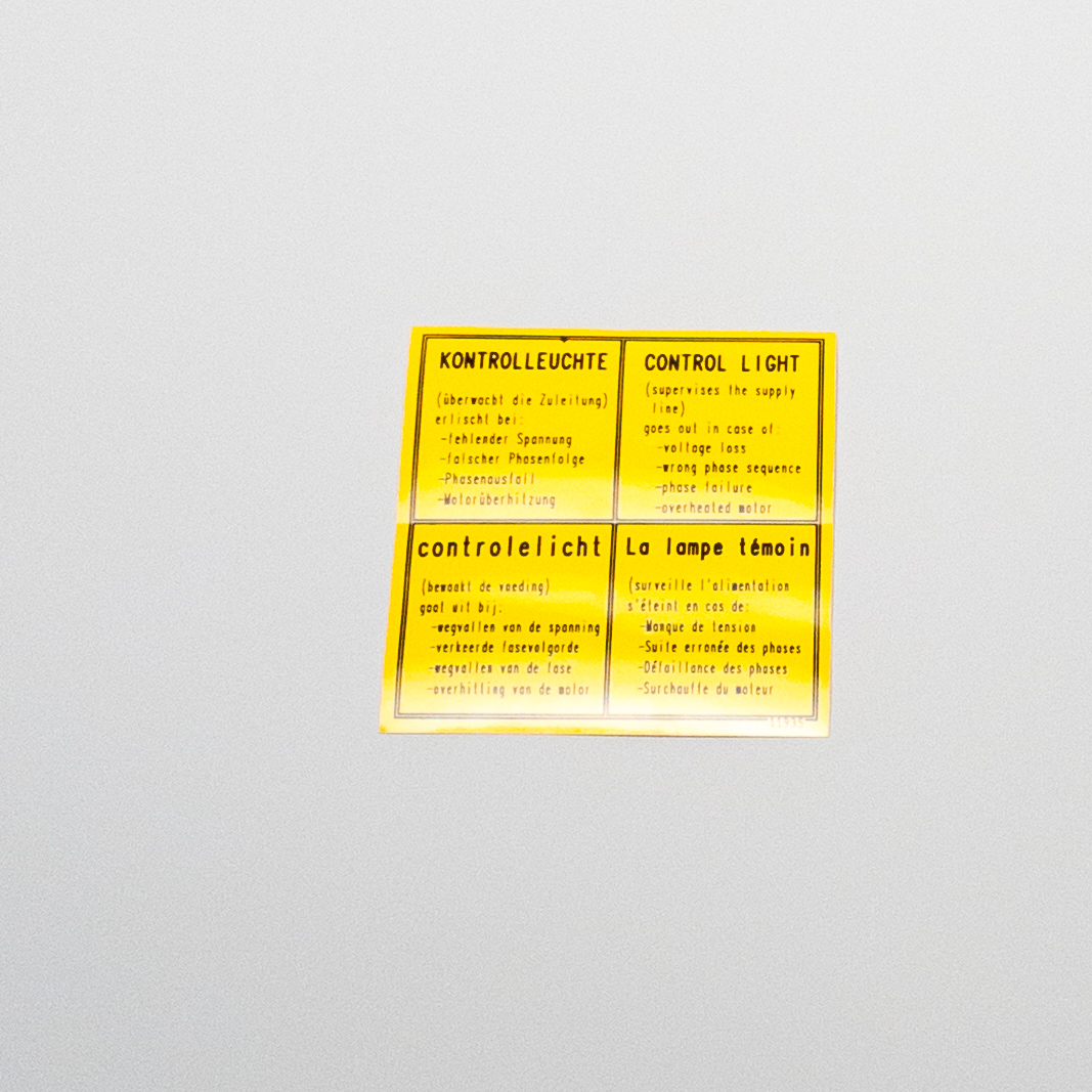 APC 0531 GEDA Schild -Kontrollleuchte- - 11935 Schild - Kontrollleuchte