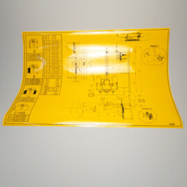 GEDA Schild „Aufbau 1200 Z/ZP“[De / Gb] – 22086