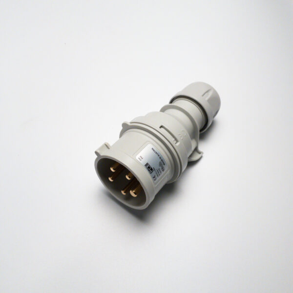 Stecker 5 x 16A 1H Grau