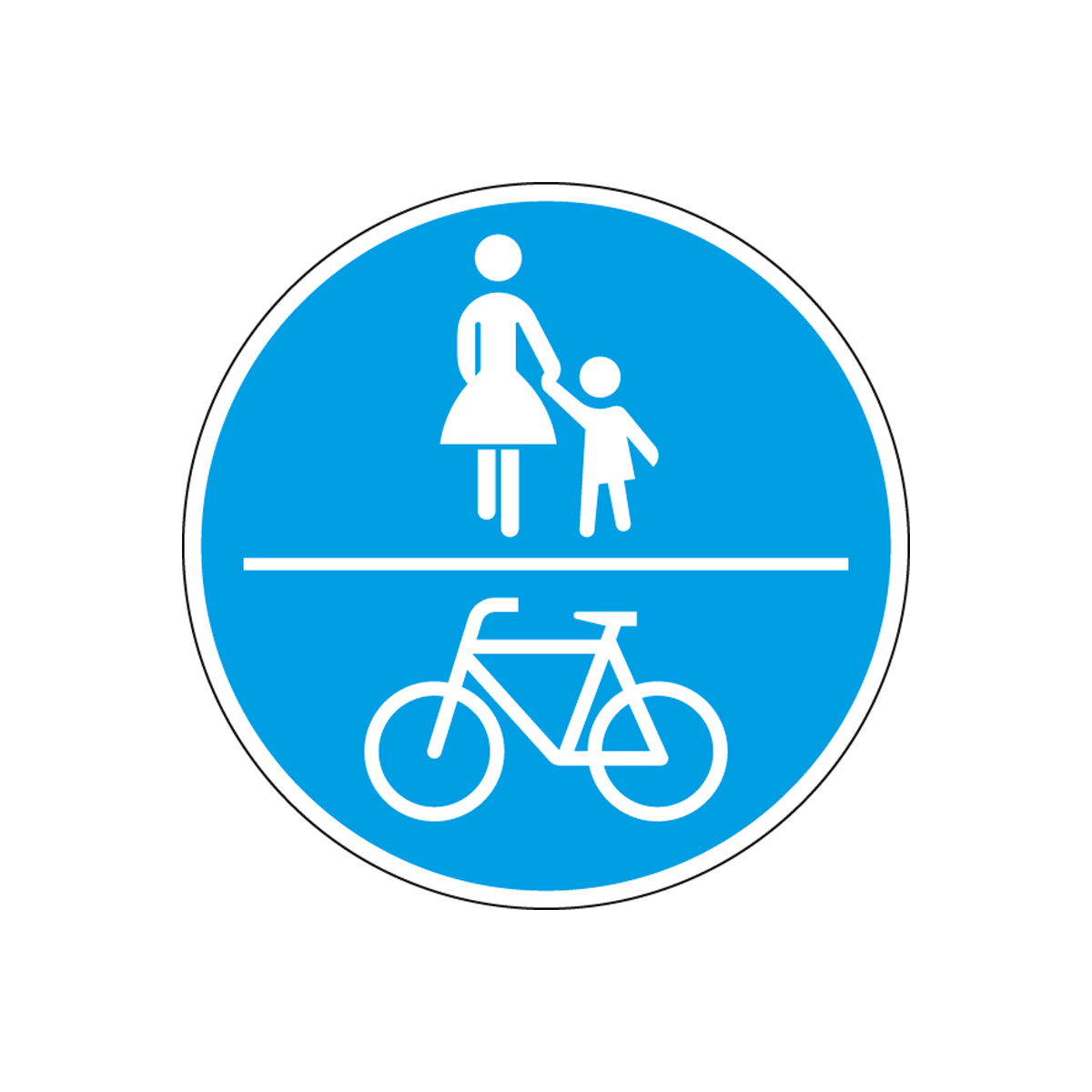 bau103626 VKZ.240 Ronde 600mm gemeinsamer Fuß-u.Radweg RAL-Gütezeichen Folie RA2 Fischbacher VKZ.240 Ronde 600mm gemeinsamer Fuß-u.Radweg RAL-Gütezeichen Folie RA1 4251783602431