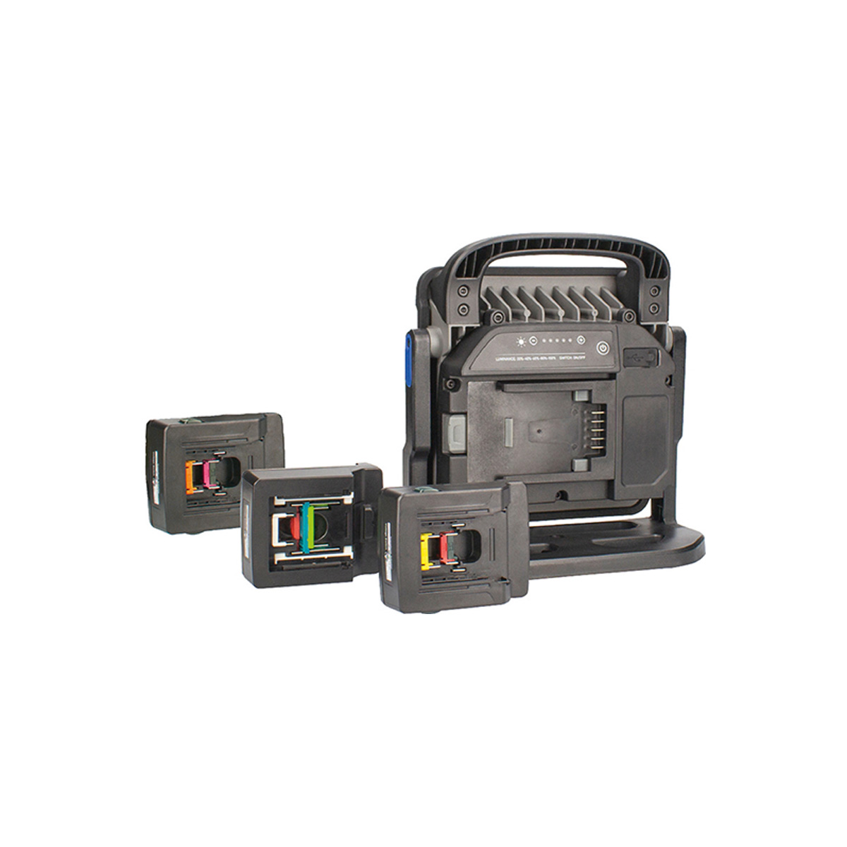 lag1104473 Akku-LED Strahler 40 W, Acculine Multi 5500Lm BoschMakitaHiKokiWürthPanMetaboDewaltFlexFestolMil Fischbacher as Schwabe Akku-LED Strahler 40 W