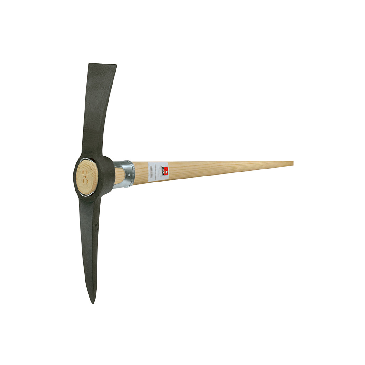 lag179672 Kreuzhacke Stahl schw lack 1,5 kg m Stiel Fischbacher Kreuzhacke Stahl schw lack 1