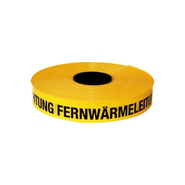 Fischbacher  Trassen-Warnband 250 m Achtung Fernwärmeleitung gelb 4022153310498