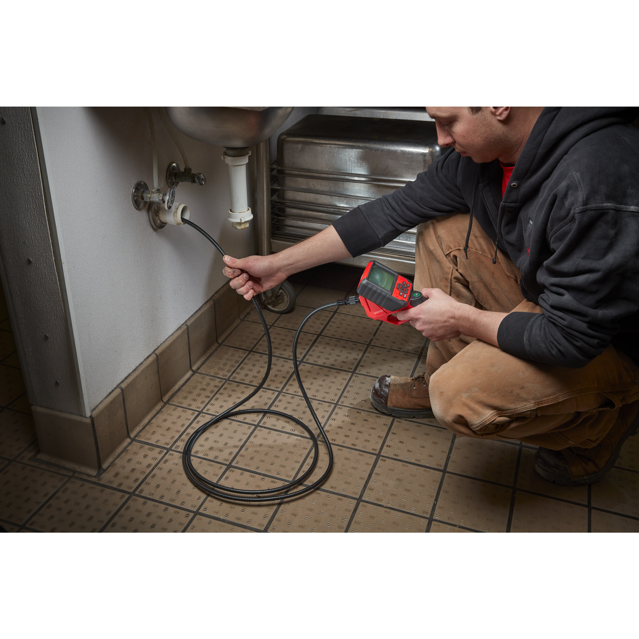 4933451367 App 2 Milwaukee M12ICAV3-201C Inspektionskamera Anwendungsbild M12ICAV3-201C 4933451367