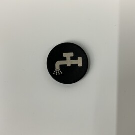 PFT Tastplatte schwarz "Flüssigkeit"