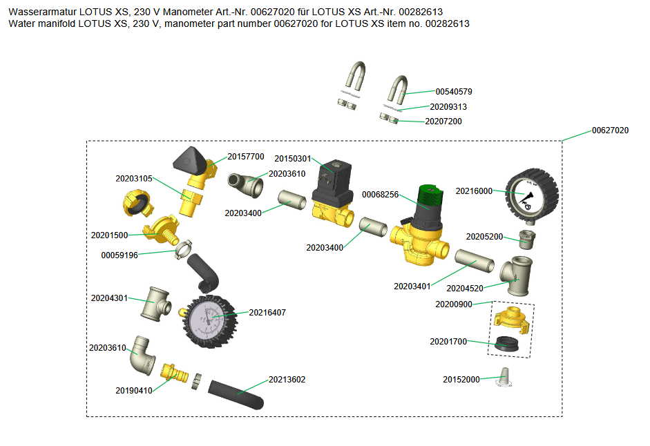 Wasseramrmatur XS 230V ET Liste LOTUS XS.pdf