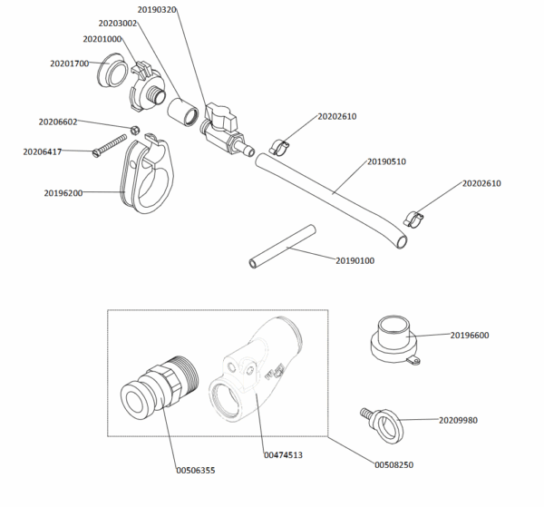 Feinputzgerät DN35 M20 Geka Artikelnummer 00148384