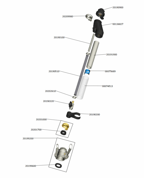 Feinputzgerät 25 F14 30° 200 mm smartline Artikelnummer 00211091