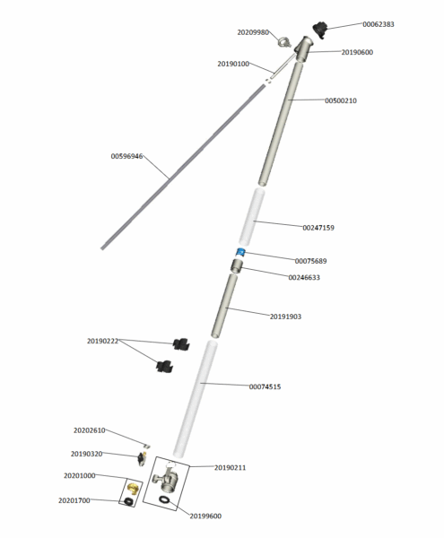 Feinputzgerät 25 S14 30° 900 mm Artikelnummer 00247015