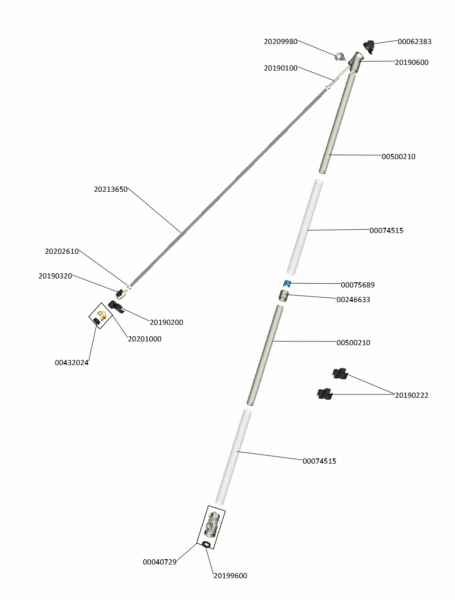 Feinputzgerät 25 S14 30° 1200 mm Artikelnummer 00247022