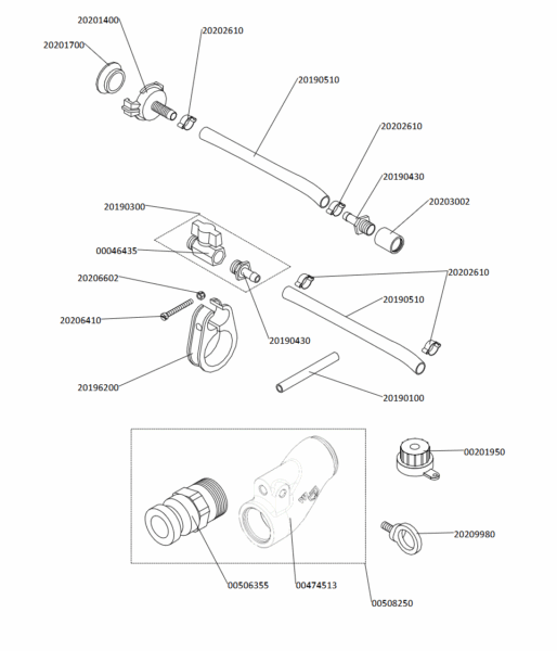 Feinputzgerät DN35 S16 Geka mit Freiblasfunktion Artikelnummer 00511845