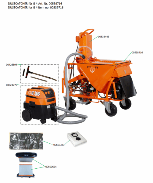 DUSTCATCHER für G 4 Art. Nr. 00539716