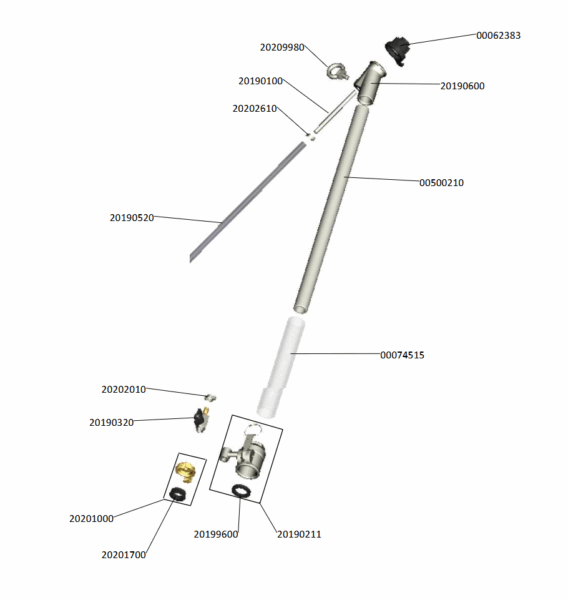 Feinputzgerät DN25 S14 600-30° Geka Artikelnummer 20190011