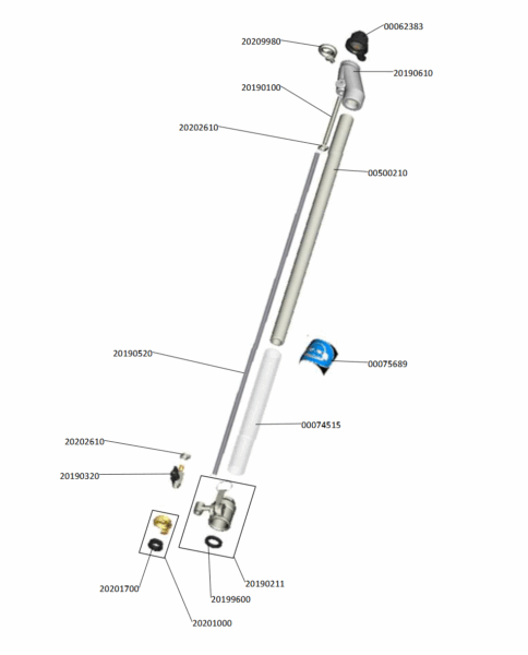 Feinputzgerät DN25 S14 600 Geka Artikelnummer 20190013