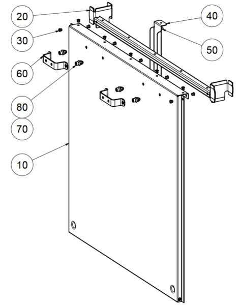 1-064113 A AUFBAUSCHUTZ KPL MONTAGESTEG LINKS [VZ]